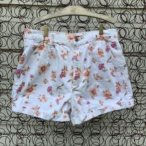 AEO high rise Mom Short vintage floral print cottagecore Size 12